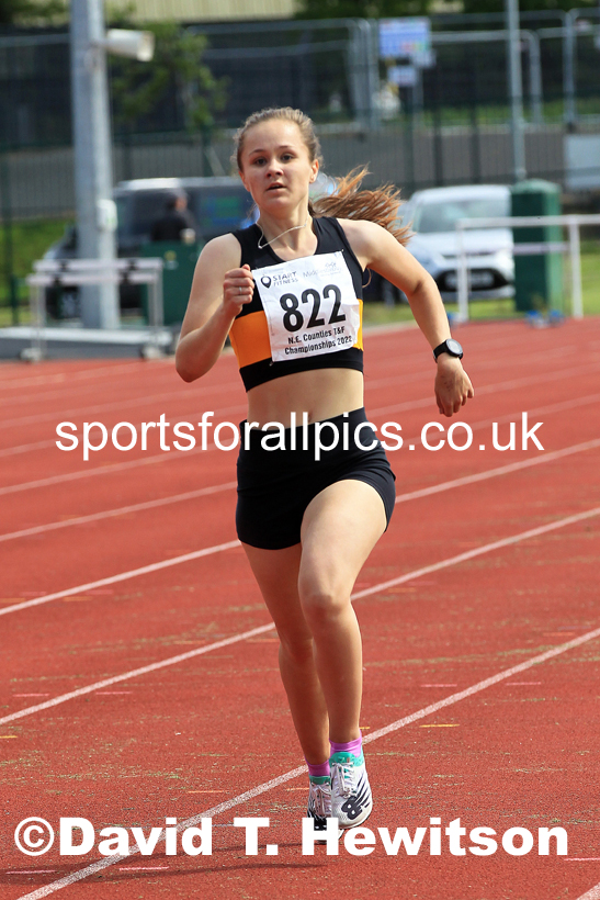 Women and Girls 5000 metres, 2022 North Eastern Track and Field Champs., Middlesbrough. David T. Hewitson/Sports for All Pics